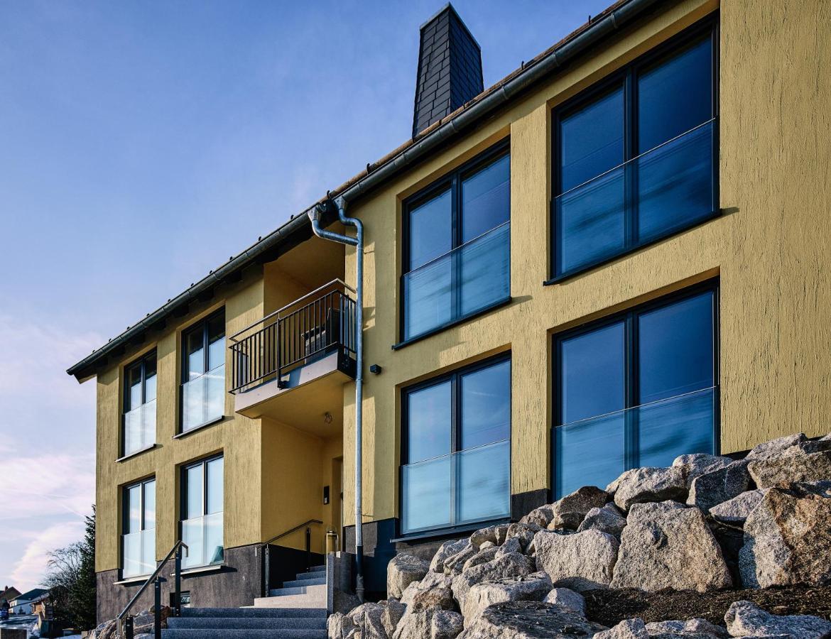Chalet-Ferienwohnung Schlossblick, 51 Qm, Wellness/Fitness/Sauna - Bergroedelhof Feilitzsch Bagian luar foto
