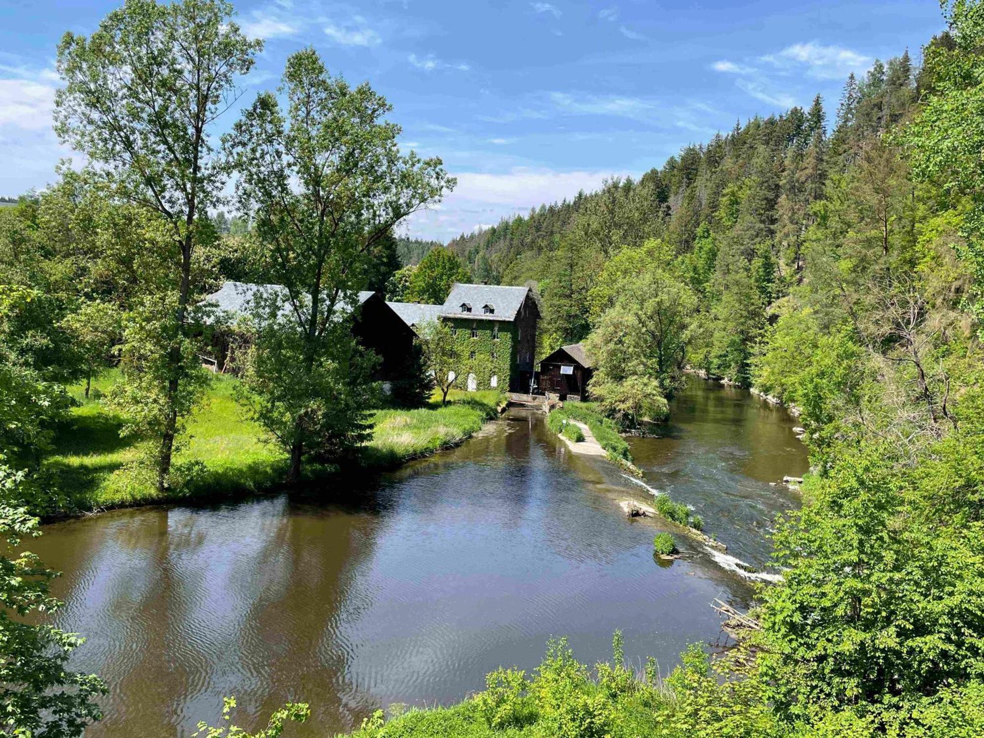 Chalet-Ferienwohnung Schlossblick, 51 Qm, Wellness/Fitness/Sauna - Bergroedelhof Feilitzsch Bagian luar foto